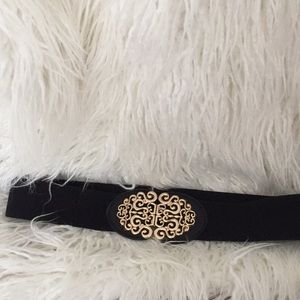 NWOT Black and Gold Belt